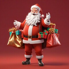 Santa Clause 3d