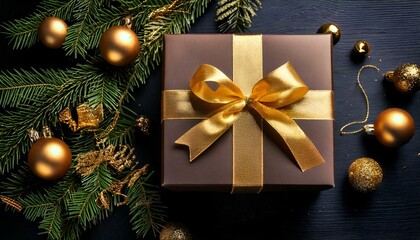 綺麗にリボンが結ばれて梱包されたプレゼントボックス クリスマス 記念日 バレンタインデー イベント