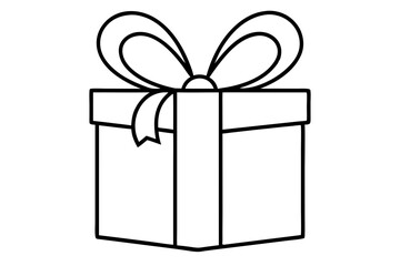 Gift box icon vector.