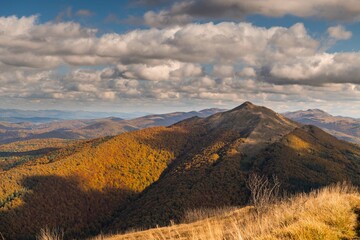 Bieszczady's mountains Autumn Glow: Nature’s Color Palette