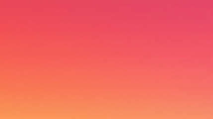 Obraz premium A smooth gradient background transitioning from a vibrant pink to a warm orange.