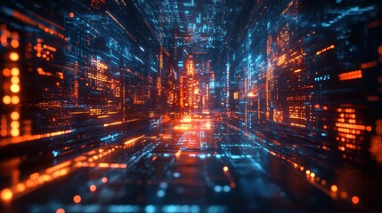 Fototapeta premium Creative business strategies visualized through digital interfaces and holographic displays.