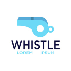 whistle logo design vector template