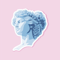 head of female statue