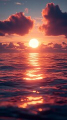 Sunset over the Ocean