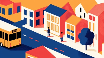 Fototapeta premium Propose a policy for equitable school funding, focusing on addressing disparities in resources between affluent and low-income districts.