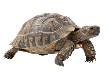 Fototapeta premium Tortoise moves gracefully in natural environment