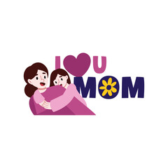 Mother Day Illustration Sticker - 08