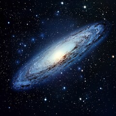 Obraz premium Spiral Galaxy in Deep Space