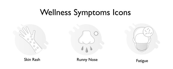 Wellness Symptoms Icons