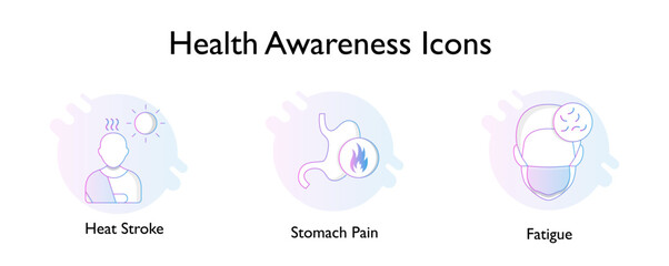 Health Awareness Icons