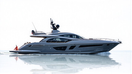 motor yacht in the sea