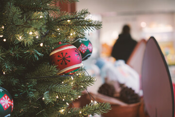 Photos of winter Christmas tree ornaments