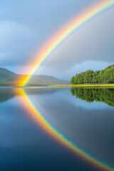 rainbow over the river