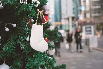 Photos of winter Christmas tree ornaments