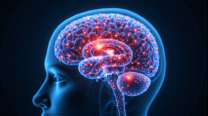 3d rendered illustration of a brain