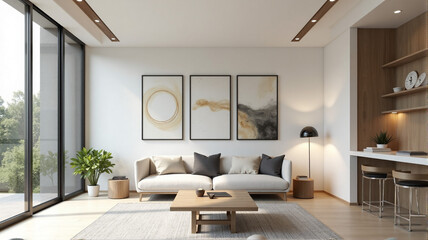 Fototapeta premium living room interior