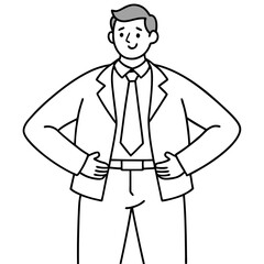 stressed businessman show empty pockets