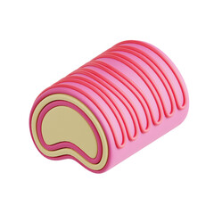 Roll Cake 3D icon