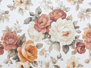 Elegant Vintage Floral Pattern