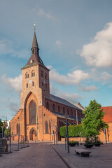 Saint Canutes Cathedral in Odense Denmark