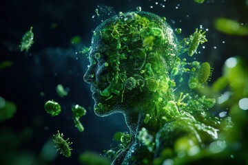 Illustration of the cellular detoxification process highlighting purification mechanisms at the microscopic level.