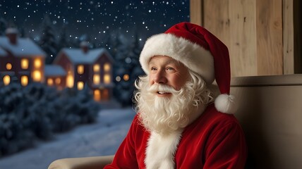 Picture a whimsical Santa hat, a dazzling crown of Christmas cheer, radiating the magic of the season. Its velvety red fabric sparkles softly, as though kissed by stardust.