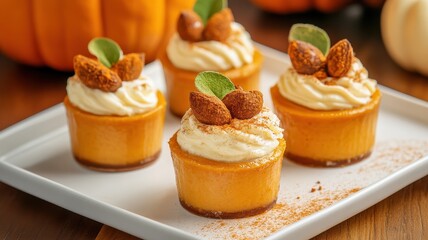 Thanksgiving Bites: Delicious Pumpkin Custard Cups Perfect for Your Seasonal Celebration
