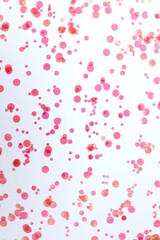 Beautiful confetti on a white background