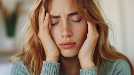 Fototapeta premium Withdrawal Symptoms: The physical and mental effects experienced when stopping drug use, including anxiety, nausea, insomnia, and cravings. 