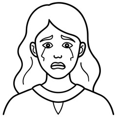 unhappy woman cry at session with psychologist