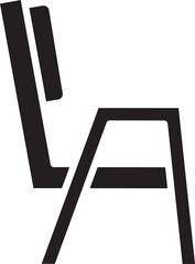Chair Side View Icon
