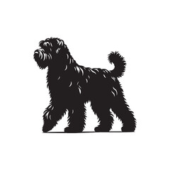 Bouvier des Flandres Vector - Bouvier des Flandres Illustration - Dog Vector.