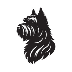 Bouvier des Flandres Vector - Bouvier des Flandres Illustration - Dog Vector.
