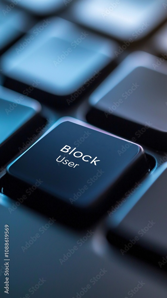 Poster a close-up of a keyboard with a 