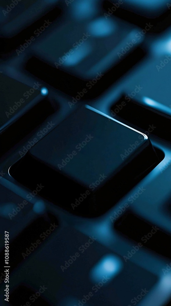 Poster a close-up of a keyboard with a 
