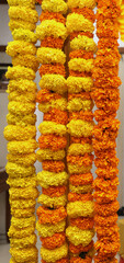 marigold yellow orange flower background for wallpaper, creative cutwork and religious background