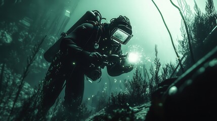 Investigate the training programs for underwater welders.