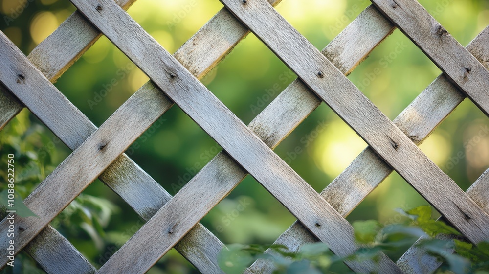 Poster lattice patterns, with their crisscrossing lines, create a sense of openness and structure.