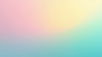 Obraz premium Soft pastel gradient background with subtle rainbow colors