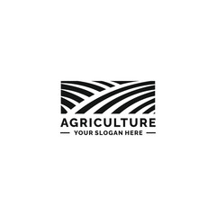 Agriculture logo template vector illustration