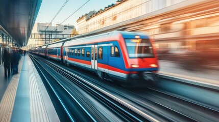 Naklejka premium Reflect on the challenges of train maintenance and infrastructure