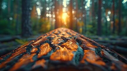 A photo capturing tree cutting in agronomy with reforestation techniques 