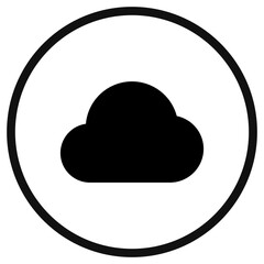 Editable vector cloud icon. Part of a big icon set family. Perfect for web and app interfaces, presentations, infographics, etc
