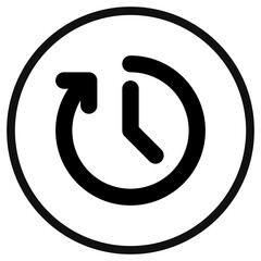 Editable vector nonstop time service hours icon. Part of a big icon set family. Perfect for web and app interfaces, presentations, infographics, etc