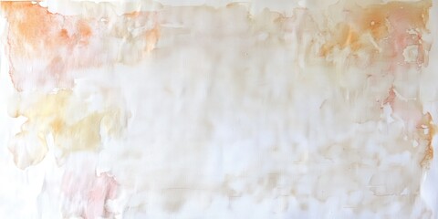 Soft and Serene Watercolor Background with Gentle Hues of Peach, Cream, and Light Orange for Inspired Creative Projects or Elegant Designs