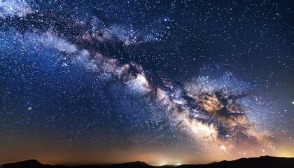 milky way galaxy with stars and space dust in the universe high resolution