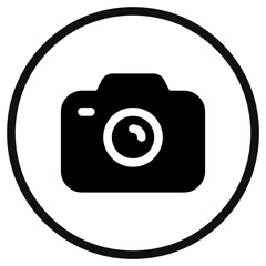 Editable vector photo digital camera icon. Part of a big icon set family. Perfect for web and app interfaces, presentations, infographics, etc