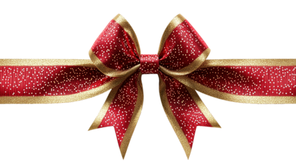 christmas red ribbon 01