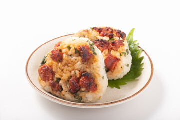 焼き筋子　焼きおにぎり